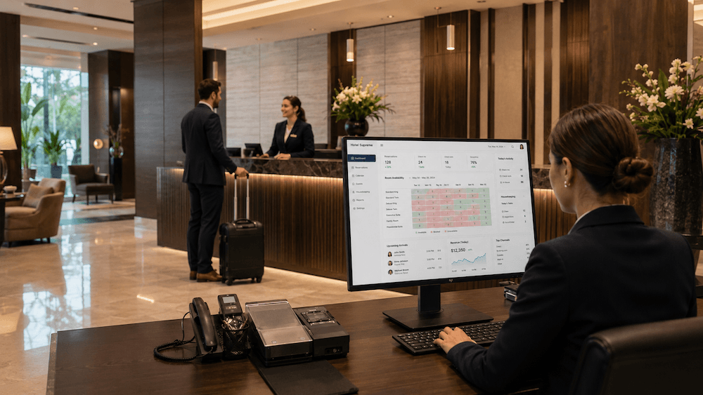 Software Development Hotel and hospitality software booking and reservation dashboard