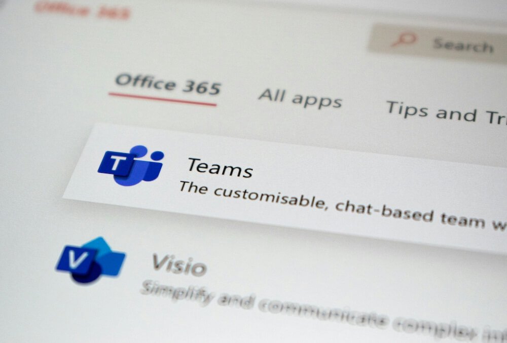 Microsoft Teams and Office 365 applications used in CRM integration planning