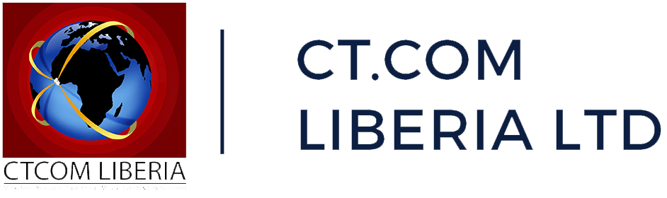 CT.COM Liberia LTD logo, which is our website development and multimedia services client.