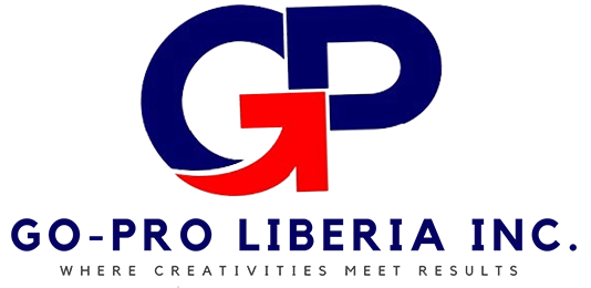 GO Pro Liberia logo, which is our website development and multimedia consulting client.